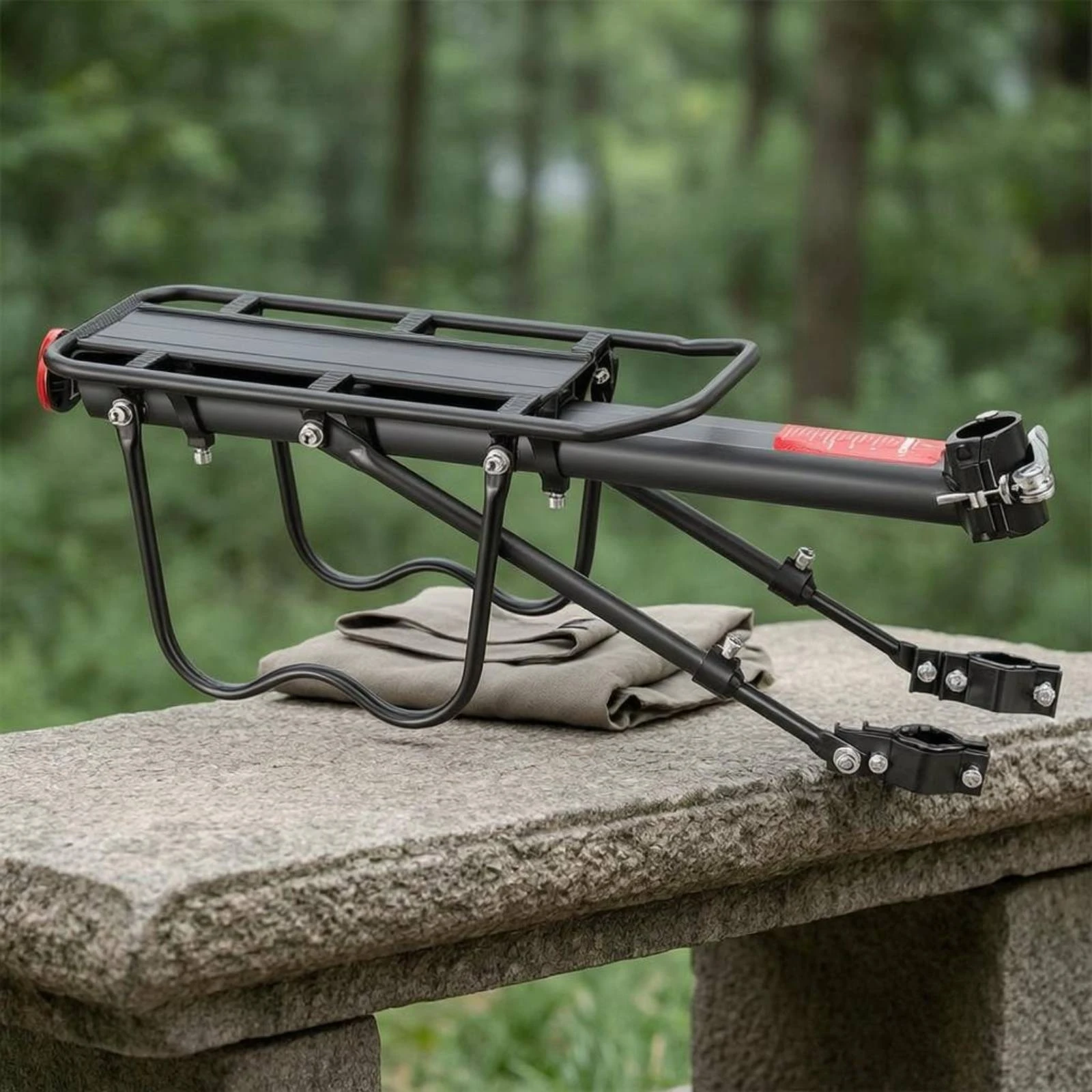 Cycle Cargo Rack Quick Release Rear Bike Rack Cycle Cargo Carrier Cylindrical Side Tubes