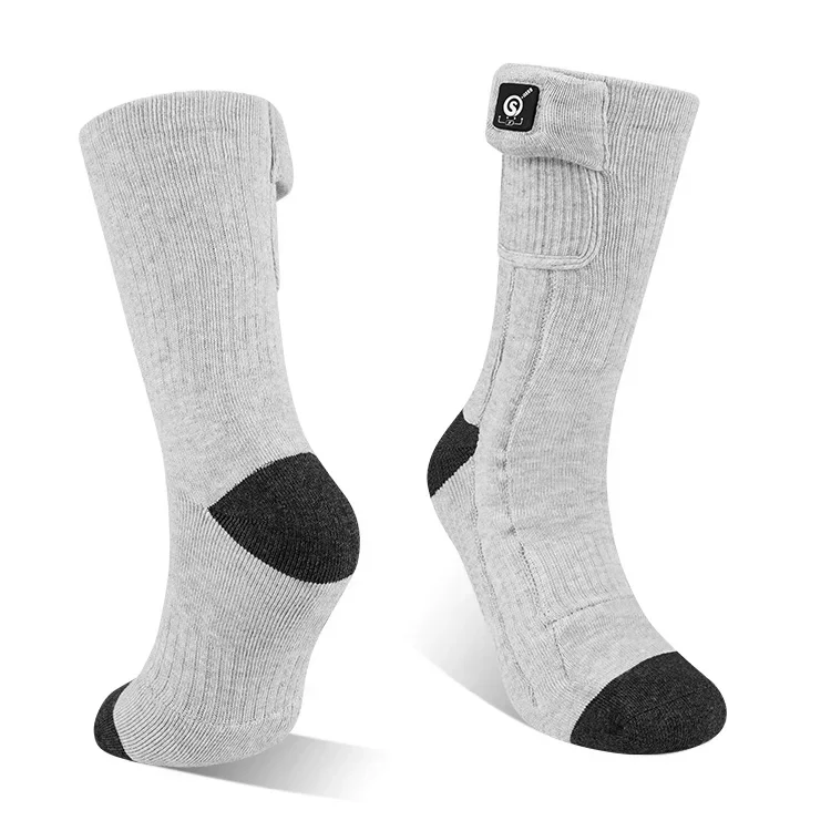 SAVIOR Unisex Carbon Fiber Heating 3-Level Temperature Control Thermal Battery Heated Socks Sweat-Absorbent Stockings