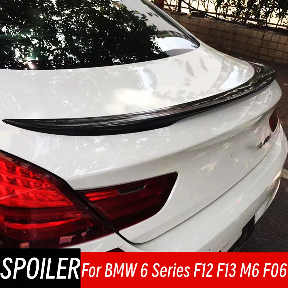 

For 2011-2017 BMW 6 Series F06 M6 F12 F13 640i 650i 2/4 Door MP Style Carbon Fibe Rear Trunk Lid Spoiler Wings Car Accessories