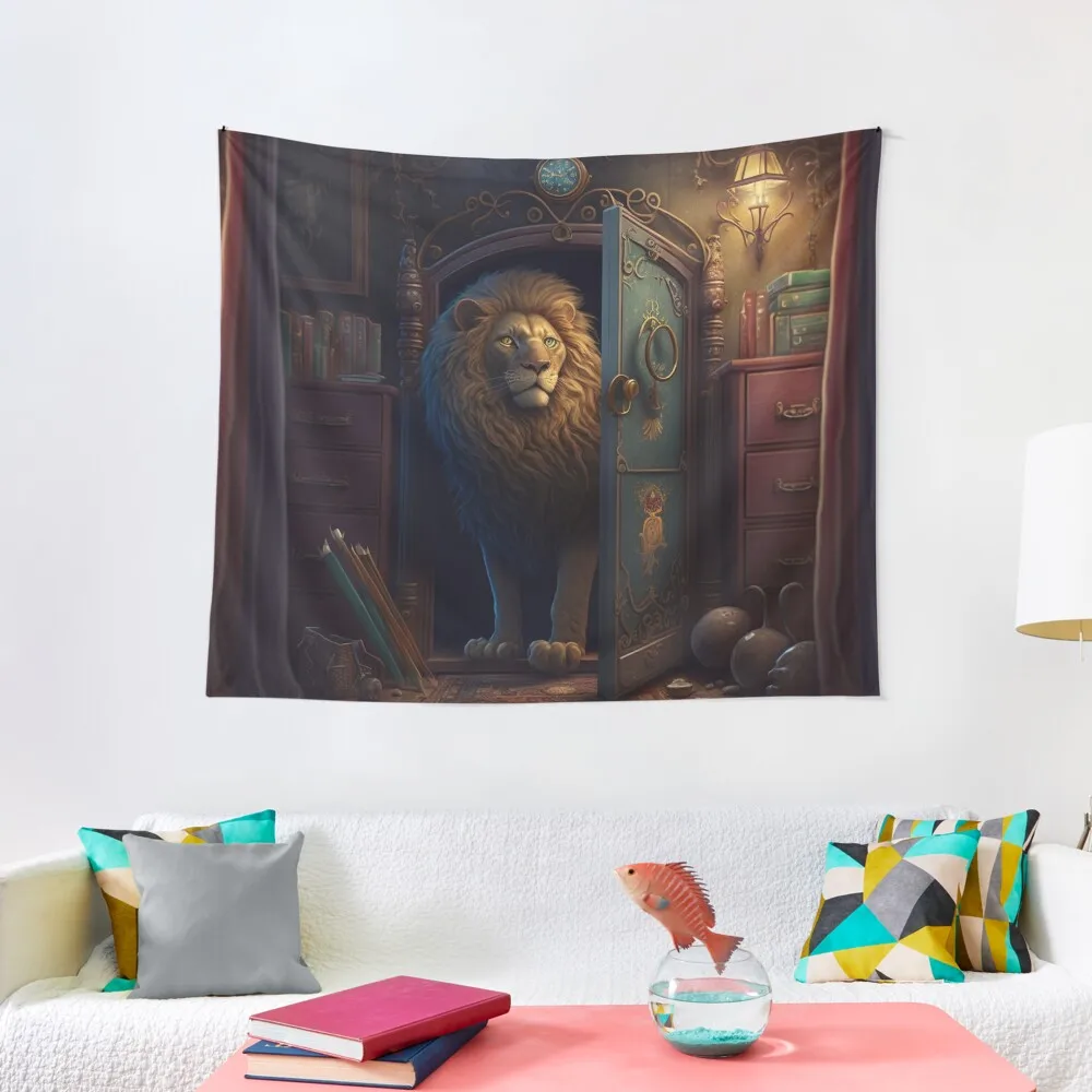 

Aslan - The Lion, the Witch and the Wardrobe Tapestry Wall Deco Aesthetic Home Decor Home Supplies Tapestry