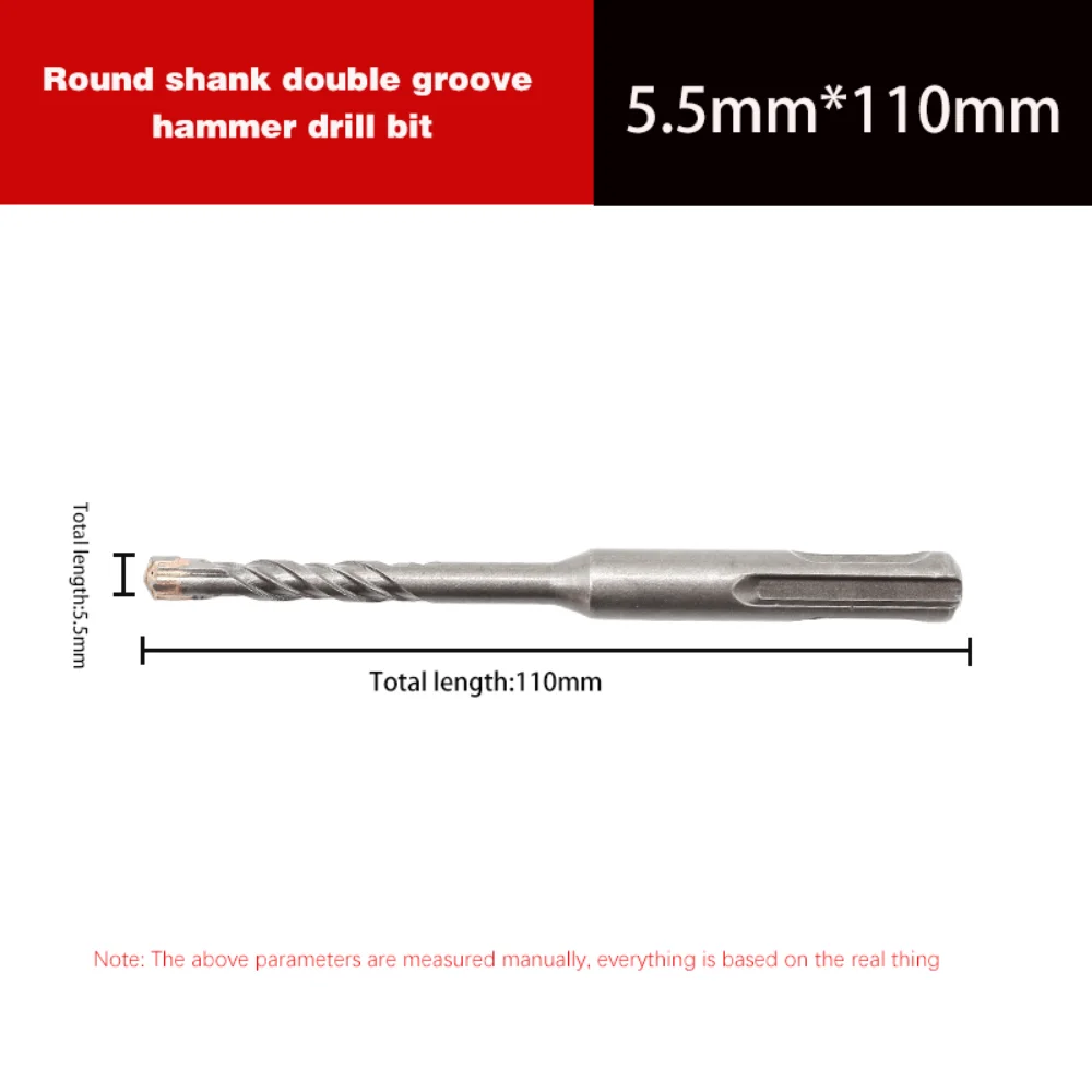 1Pcs Cross Tips Concrete SDS Plus Drill Bit 4/5/5.5/6/8/10/12mm 4 Cutters Impact Drills Round Shank Electric Hammer Drill Bit