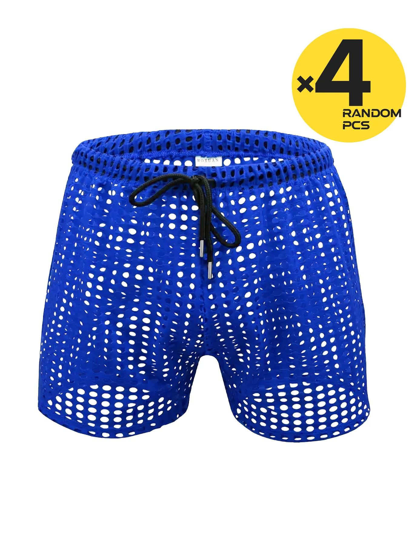 

Men's Hollow Boxers New Fashion Loose Sexy Mesh Hollow Pants Comfortable Breathable Sexy Mesh Pants Quick Dry Underwear 3pc 4pc