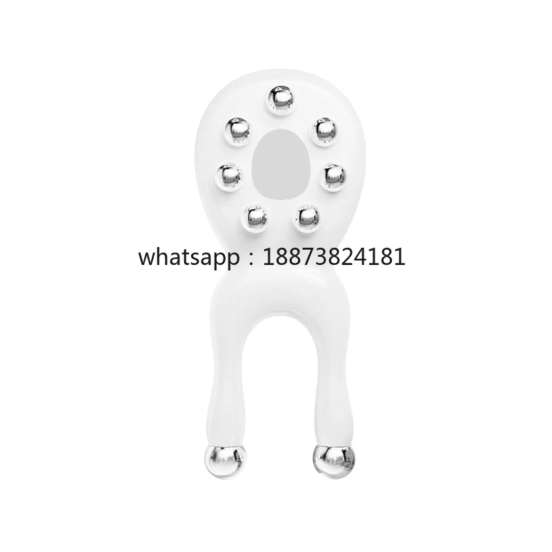 Seven-Color Light Electric Facial Fascia Eye Nose Massager Little Frog Beauty   with Jade Roller Facial Massage Tool fa
