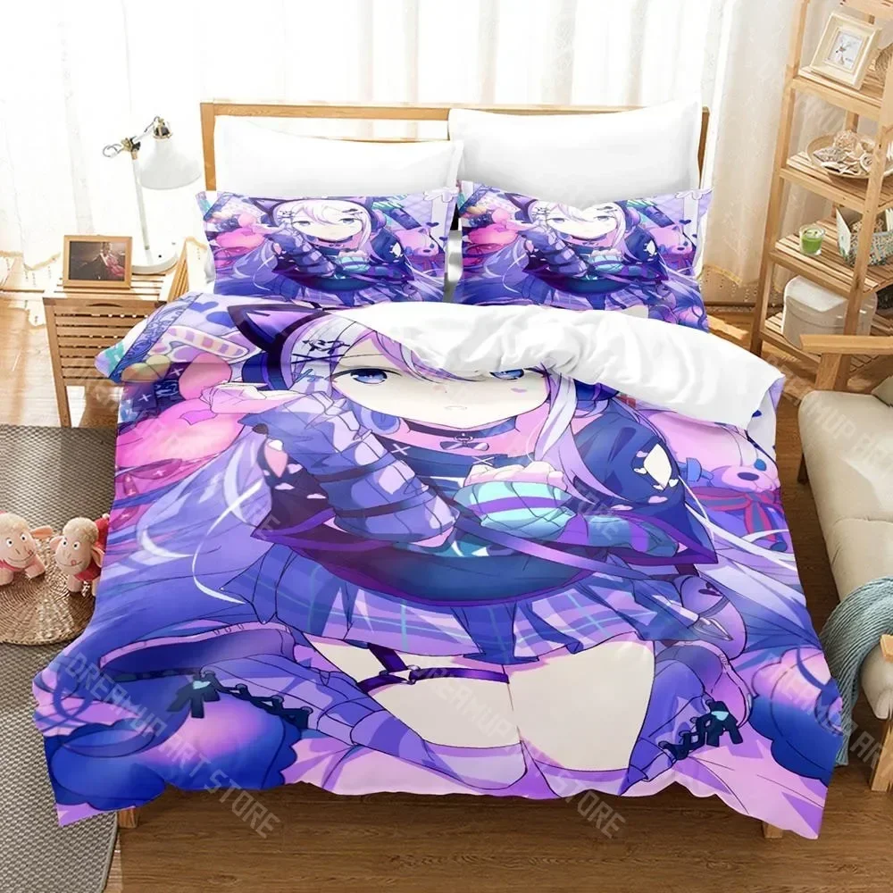 Exquisite 3D Print Fashion Yoisaki Kanade Bedding Set Twin Queen King Full Size Single Double Duvet Cover Pillowcase Bed Boys G