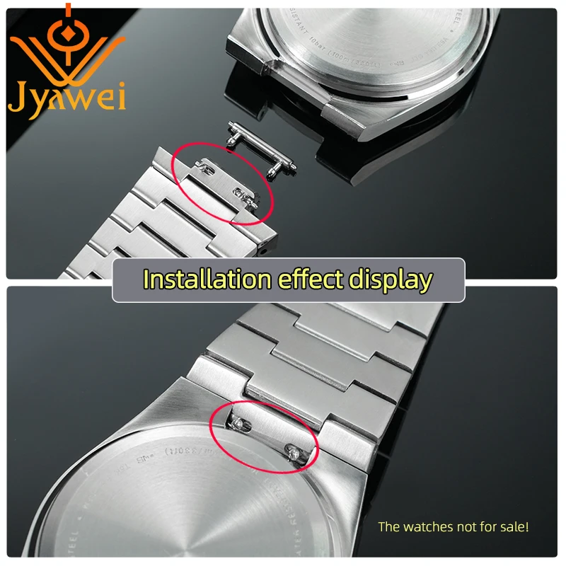 Dual-head Quick Release strap connection rod for Tissot PRX Super Player T137410/407 Stainless Steel Watch Band Pins Spring Bars