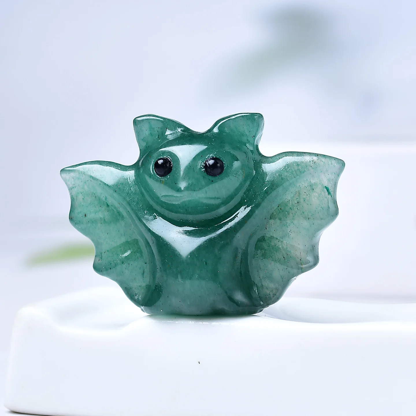 Crystal Carved Bat, A Perfect Halloween Crystal Gift, A Mini Item