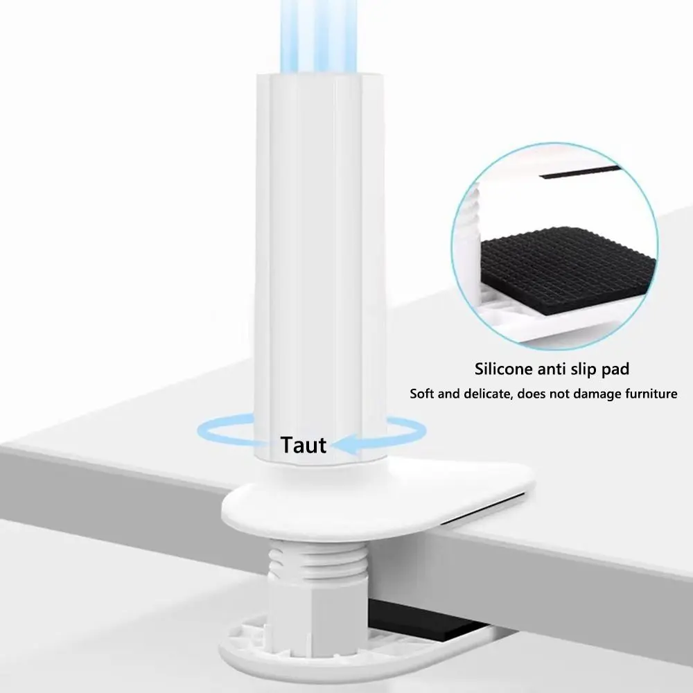 

Портативный вращающийся держатель для телефона, регулируемая универсальная подставка для мобильного телефона, кровать, настольный зажим, прямая трансляция