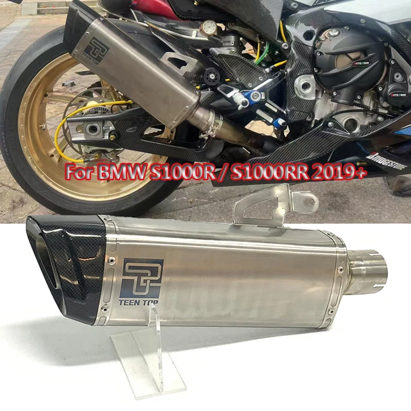 

For BMW S1000RR Motorcycle Slip-on Exhaust Titanium Alloy 2019+ Escape-pipe S1000R 2021+ S1000RR S1000R Exhaust Muffler