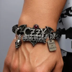 Ozzy Osbourne طبعة محدودة سوار روك باند مجوهرات موضة معصمه تحصيل ملحق لعشاق الموسيقى الرجال النساء هدية #1