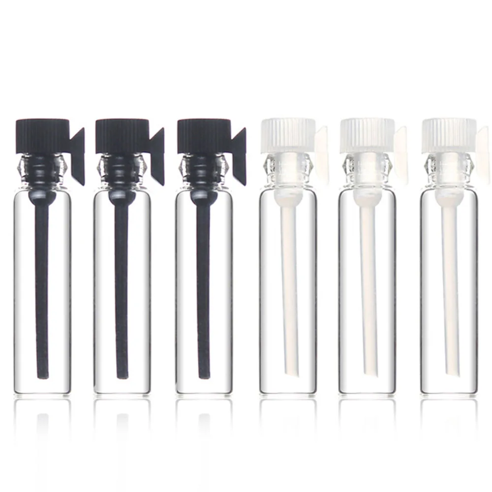 

50/100/300pcs 0.5ml 1ml 2ml 3ml Mini Glass Perfume Bottle Empty Clear Sample Vial Essential oil Test Tube Trial Bottle Cosmetics