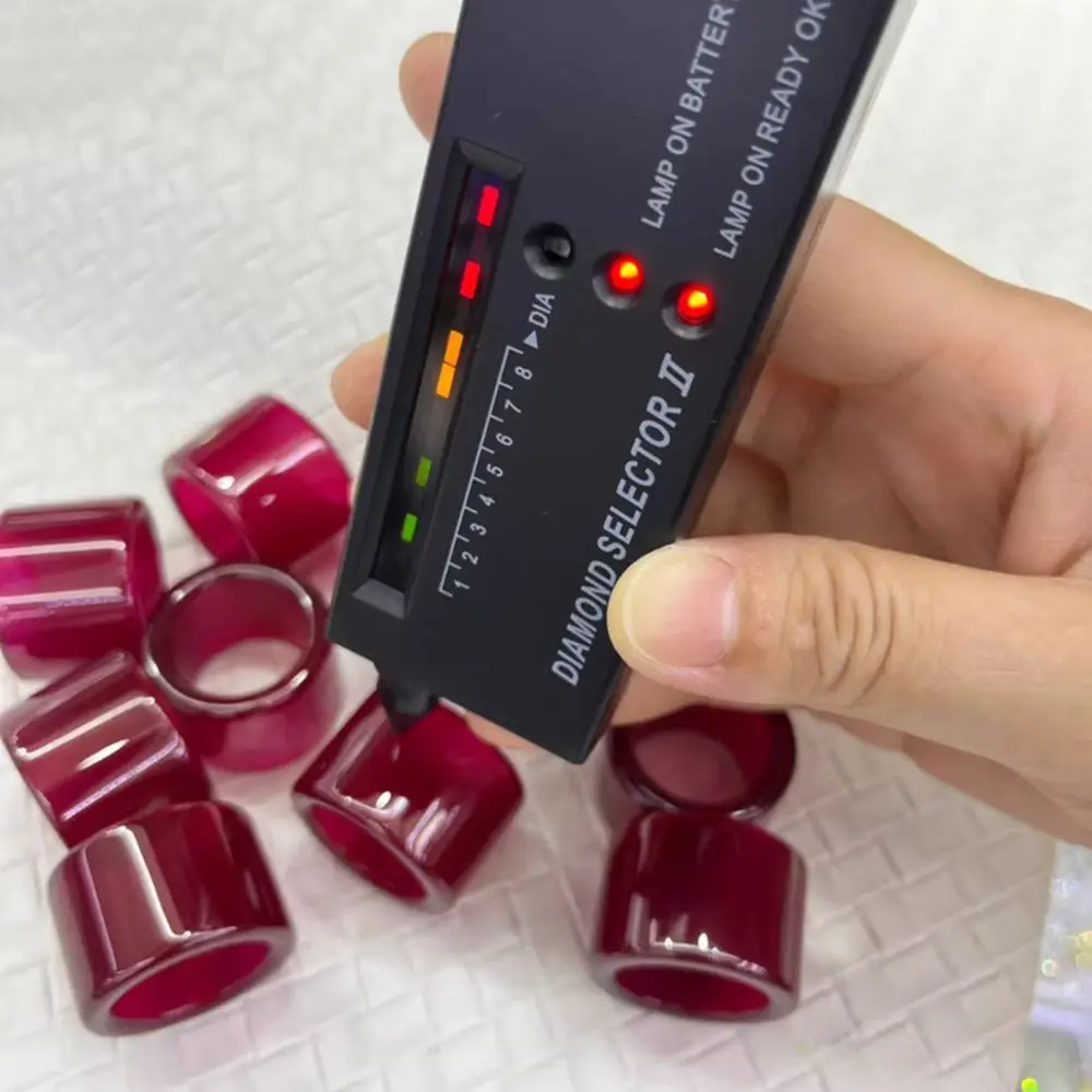 

1 шт. синтетический корунд твердость 9 красный рубин кольцо Коллекционные игрушки художественные детали подарки для других