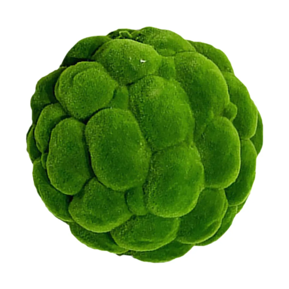 

Simulated Moss Ball Decorative Fern Spheres Artificial Plastic Vivid Preserved Decor Balls Bowl Vase Centerpiece DIY