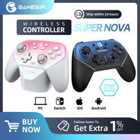 Gamesir Super Nova Wireless Controller T4N Nova Pro Bluetooth Gamepad Hall Effect Joysticks for PC Nintendo Switch Android iOS