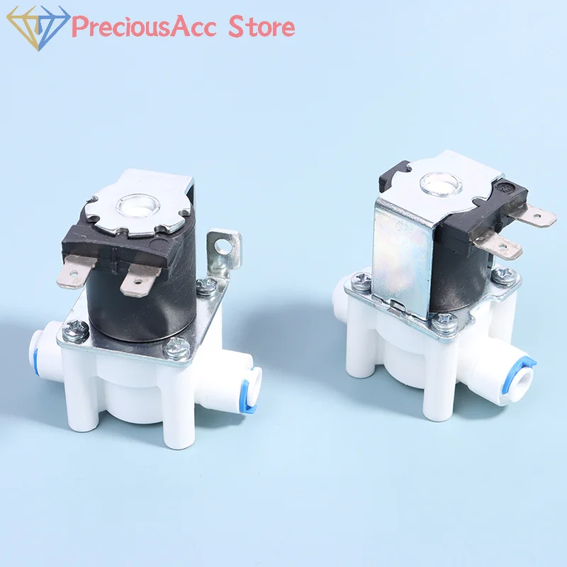1PC 12V 24V Inlet Solenoid Valve Quick Connect Switch For Water Purifier Reverse Osmosis System Replacement Part