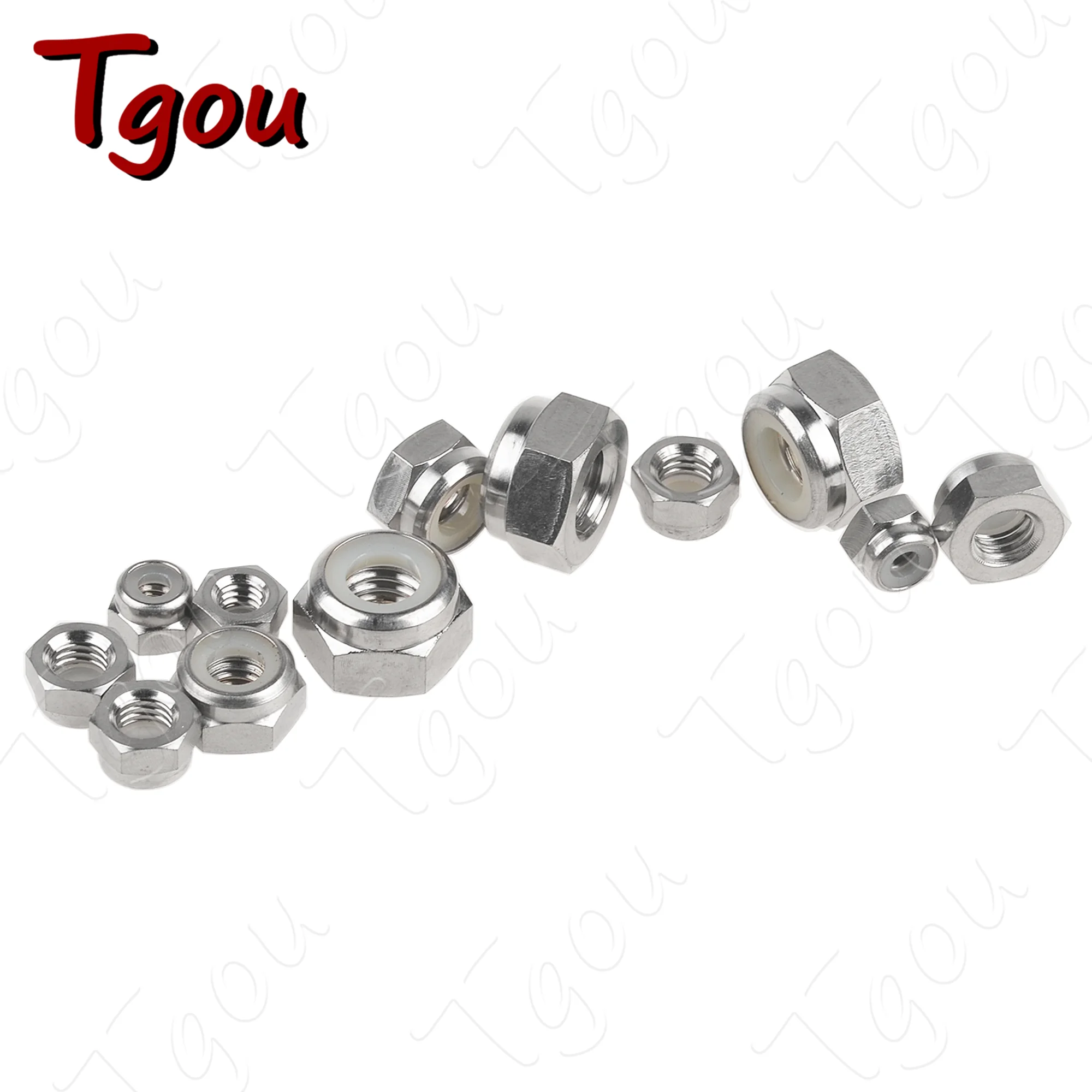 Titanium Nut M4/M5/M6/M8 Nylon Lock Nuts for Bicycle Motorcycle