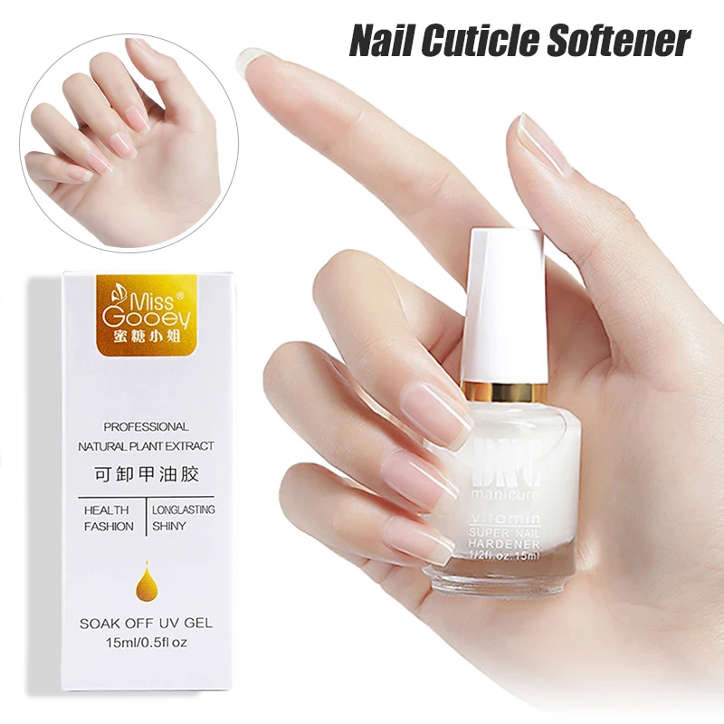 เล็บ Cuticle Softener ผิวหนังที่ตายแล้ว Exfoliator น้ำมันหนังกำพร้าอุปกรณ์กำจัดเล็บเล็บเจลเล็บ Care