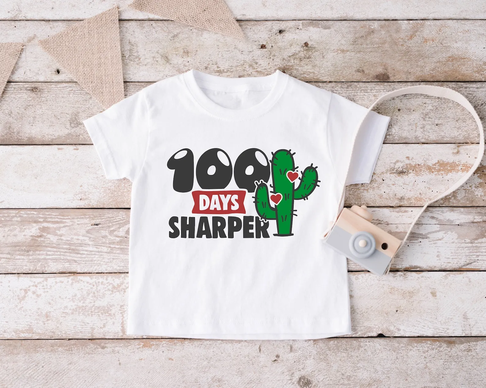 Cactus Shirt Sharper T-Shirt 100 Days Teacher Appreciation