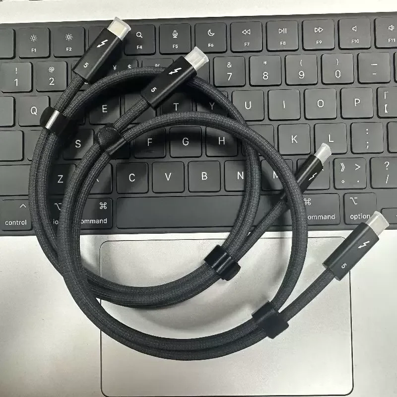 for Thunderbolt 5 Coaxial Cable 3 Meters Full Blood Version Silver Plated Core Wire High Speed Data Transmission