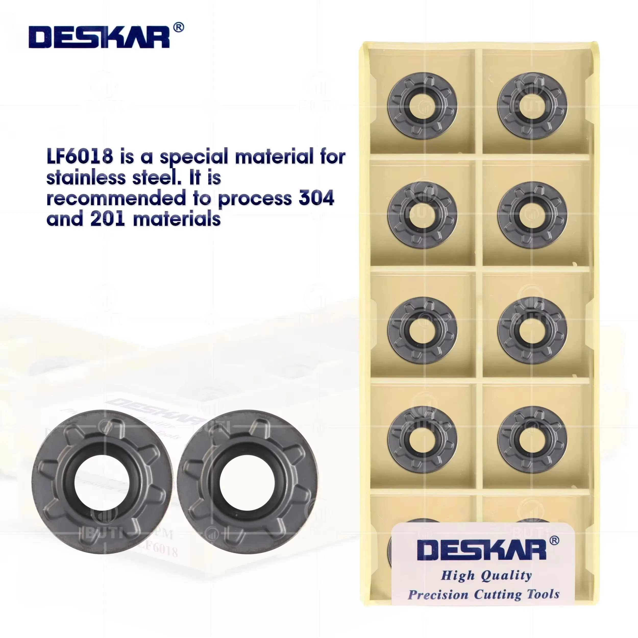 DESKAR 100% Original RDMW1204MOT 1605MOT PM LF6018 Numerical Control Lathe Milling Blade Cutting Tool Processing Stainless Steel