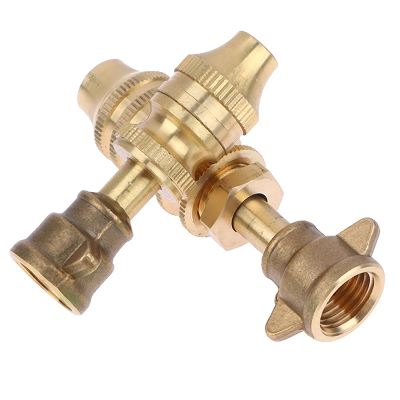 Brass Adjustable Spray Nozzle Straight Jet Mist Nozzle For High Pressure Electric Agriculture Sprayer