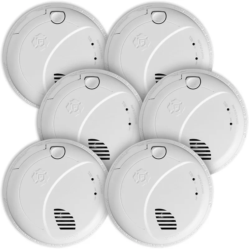 SMCO100V-AC, Interconnect Hardwire Combination Smoke & Carbon Monoxide Alarm with Battery Backup and Voice & Location Alerts