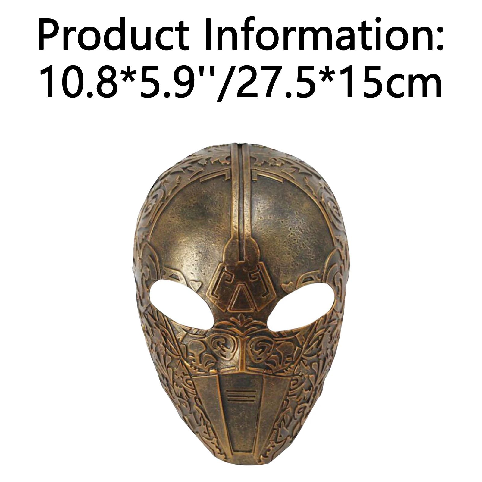 Warrior Role Play Mask Home Decoration for Halloween Masquerade Carnival Theme Party Costume Ball