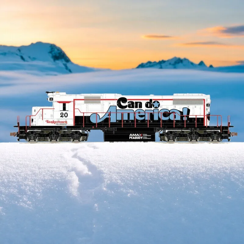 HO نوع 1/87 لعبة القطار SXT33159 SD38-2 قاطرة الديزل مع المؤثرات الصوتية الرقمية قطار نموذجي للأولاد.