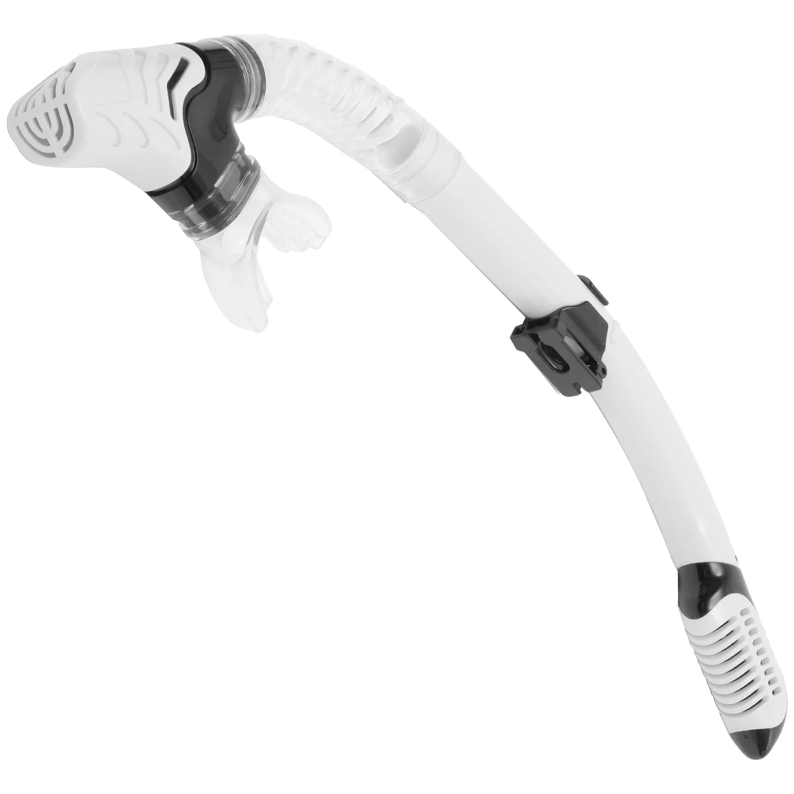 

Full Silicone Snorkel Comfortable Diving Tube Professional Scuba Breathing Gear Waterproof Ventilated Design Durable Replacement