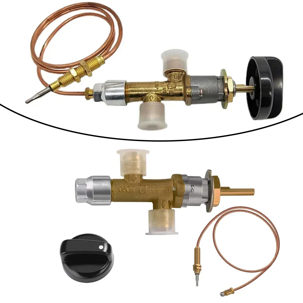 Compatible with Various Low Pressure Heaters Gas Patio Heater Thermocouple Sensor & Dump Switch Control Valve Replacement