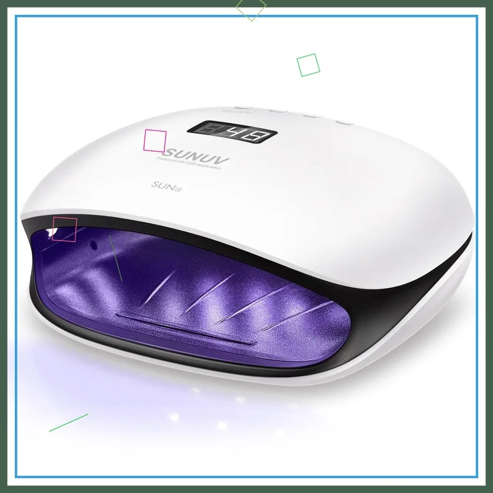 

Professional UV LED Nail Lamp with 36 LEDs, 4 Timer Settings & LCD Display for Gel Polish at Home Salon