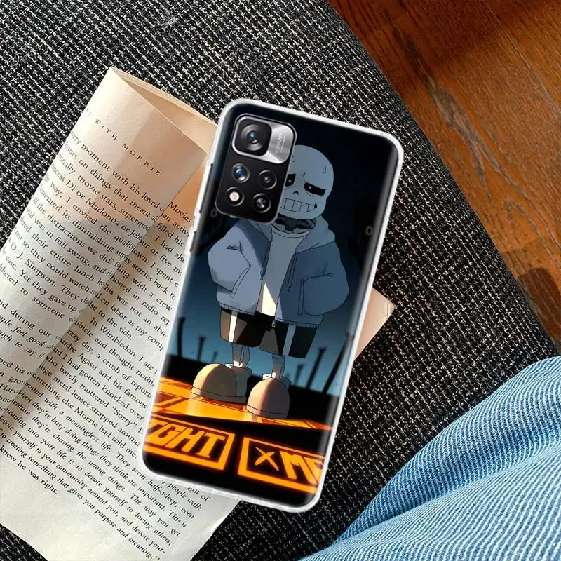 Game Undertale Phone Case For Xiaomi Redmi Note 11 11S 11T 5G 11E 10S 10 12S 12 Pro Plus 9S 9T 9 8T 8 7 6 5 Capa Coque Fundas TP image 3