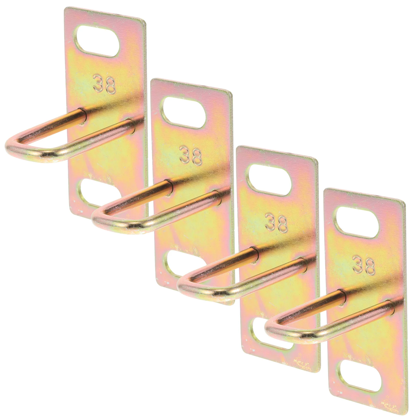 

4 Pcs Motorcycle Lock Plate Electric Seat Cushion Hook Replacement Metal Parts E Motorbike Secure Installation Universal