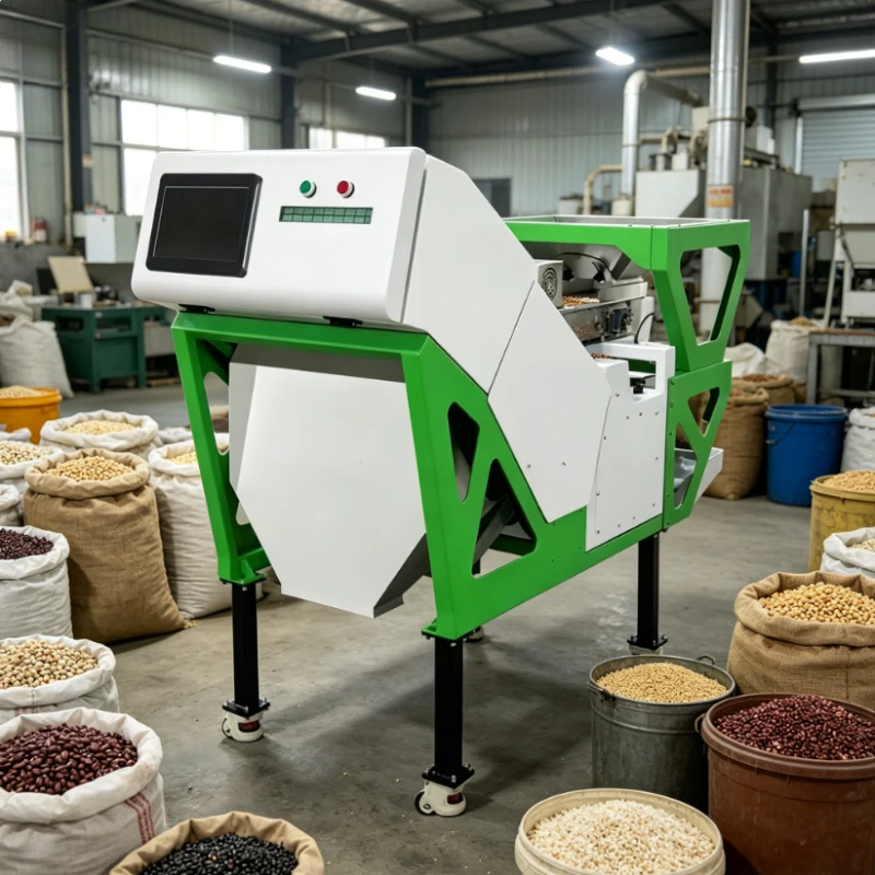 Customized High Accuracy Coffee Bean Color & Grading Sorter, 99% Precision, Over 600kg/h Industrial Sorting Machine
