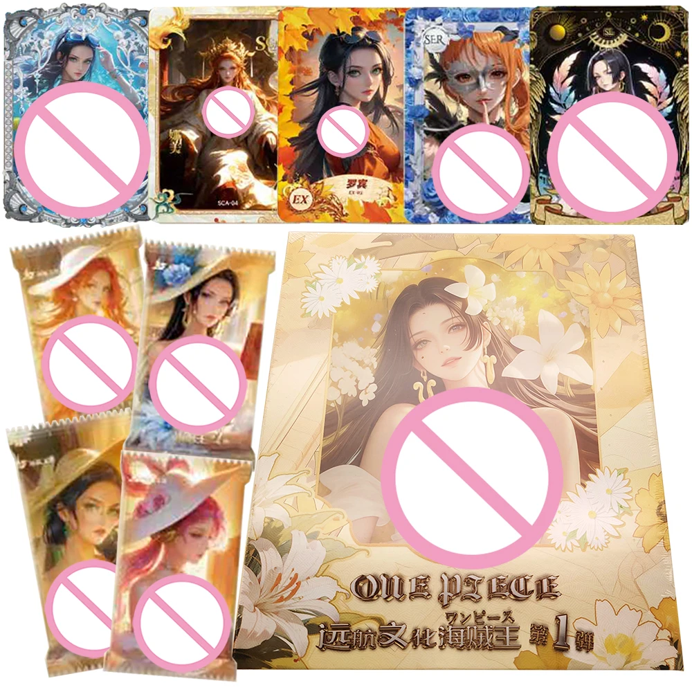

One Piece Collection Card Fans' Favorite Characters Nami Nico Robin Attractive Limited Edition Card Toys Christmas Family Gifts