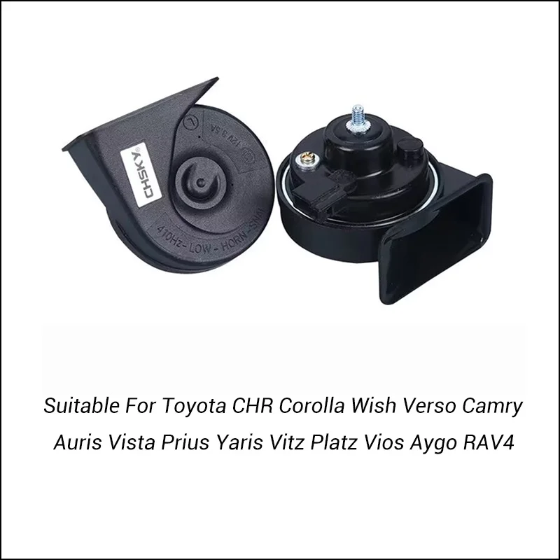 Clacson tipo lumaca per Toyota CHR Corolla Wish Verso Camry Auris Vista Prius Yaris Vitz Platz Vios Aygo RAV4 accessori 2 pezzi