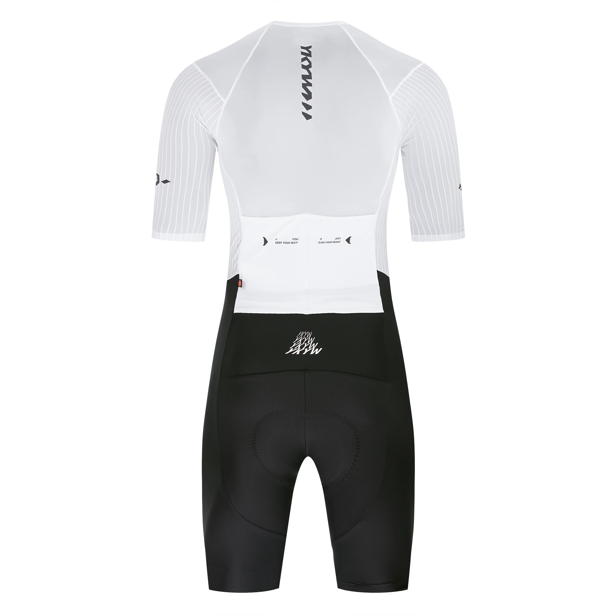 YKYWBIKE Einteiliger Radsport-Skinsuit Italien 200kg/m³ Elastische Interface-Polster Aerodynamisches Rennrad-Set Fahrradbekleidung – Detail 15