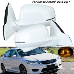 Rearview Side Mirror Cover for Honda Accord Sedan 2013 2014 2015 -2017 Heated With Turn Signal Lamp Camera Car Accessories