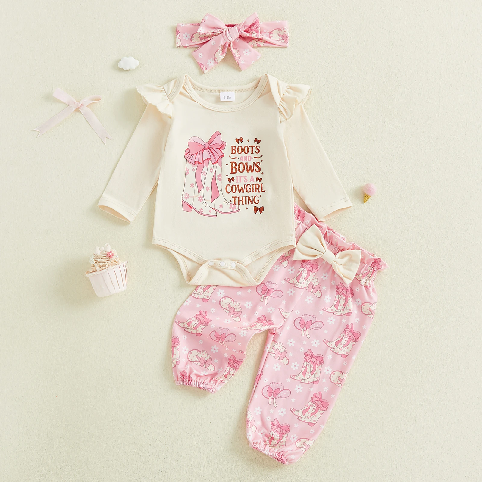 

Toddler Boy Cowboy Style Clothing Set with Hat Denim Shirt Bandana Jeans and Boots for Western Theme Party or Photoshoot