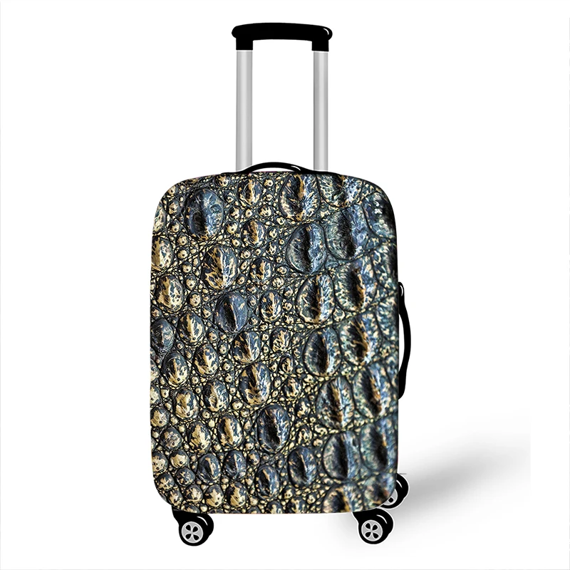 Tiger Leopard Snake Crocodile Zebra Stripes Print Luggage Cover Elastic Anti-dust Suitcase Protective Covers Travel Accessories