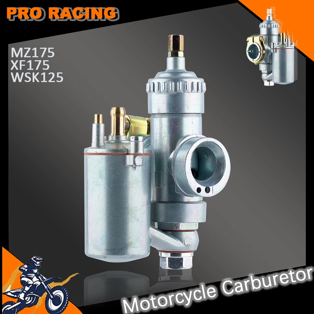 Motorcycle Engine Carburetor For Jawa MZ175 250cc For WSK125 WSK 125 XF175 MZ 175 Carb For Bikes Modify Scooter Dirt Pit Bike