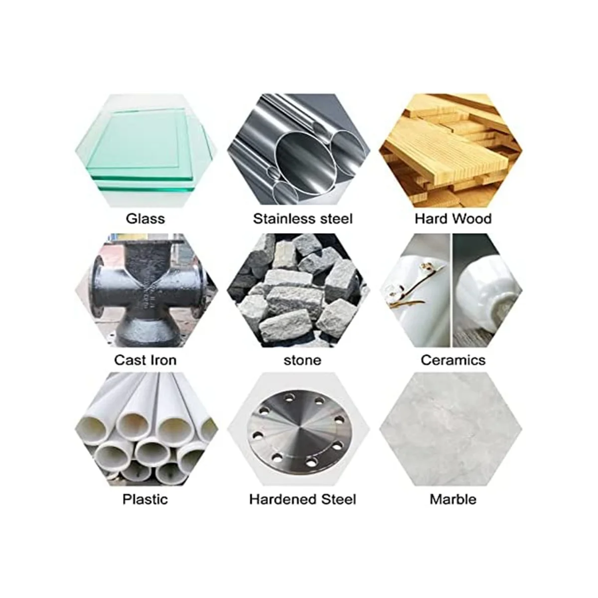 Set di frese in metallo duro, lunghezza della testa da 1/8 di pollice (3mm) e 1/4 di pollice (6mm), per la lavorazione del legno, incisione, incisione su metallo, foratura, lucidatura