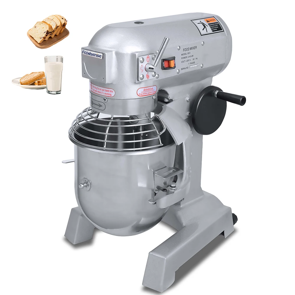 2025 Commercial 10L 20L 30L 40L 50L 60L 10 Litre Optional 20 Liter Stainless Steel Stand Mixer Machine Commercial Dough Mixer