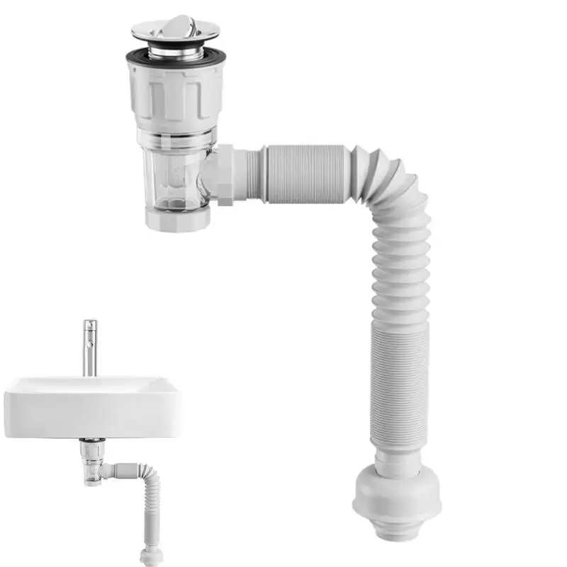 

Kitchen sink Anti-odor Drain Pipe Telescoping Hose Washbasin Pipeline nsect Proof Deodorant Strainer Bathroom Accessories