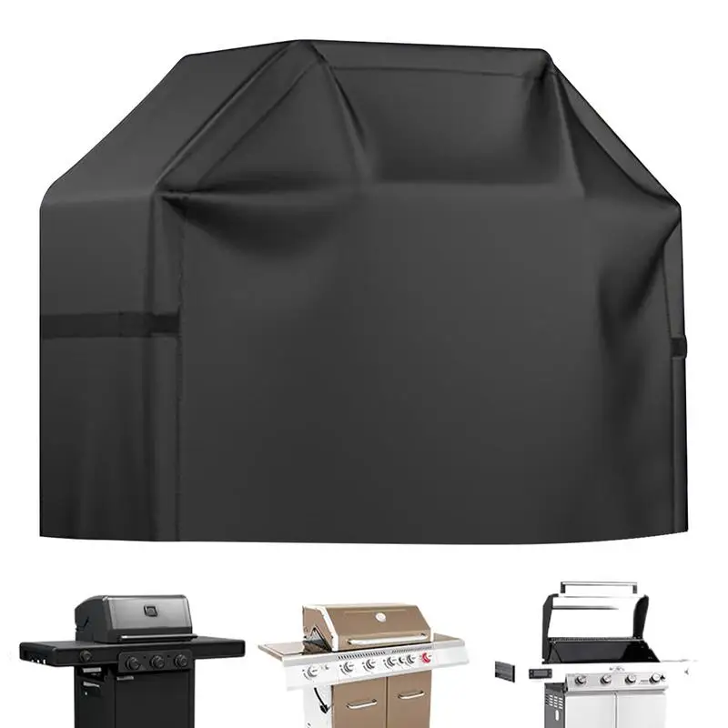 Barbecue Cover 58Inch Barbecue Cover With Hook And Loop Straps Waterproof BBQ Grill Cover Barbecue Cover 420D Heavy Duty For