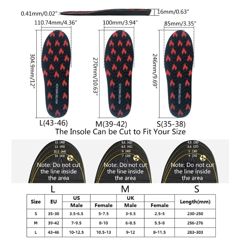 อุ่นรองเท้า Insoles ปรับอุณหภูมิไร้สายอุ่นเย็นสภาพอากาศรองเท้าแทรกสําหรับล่าสัตว์เดินป่าตั้งแคมป์