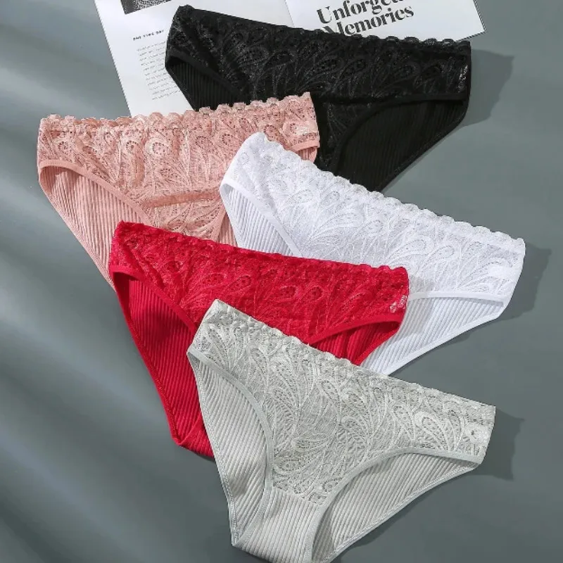 3pcs Cotton Underwear Women\'s Panties Sexy Lingeries Shorts Underpant Solid Panty Female Intimates Girl Briefs