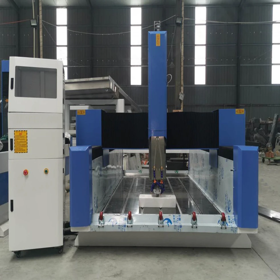 -p Automatic Cnc Router Work Center for Stone New Home Use Granite Marble Countertop Sink Hole Cutout Gear Bearing Motor Core*
