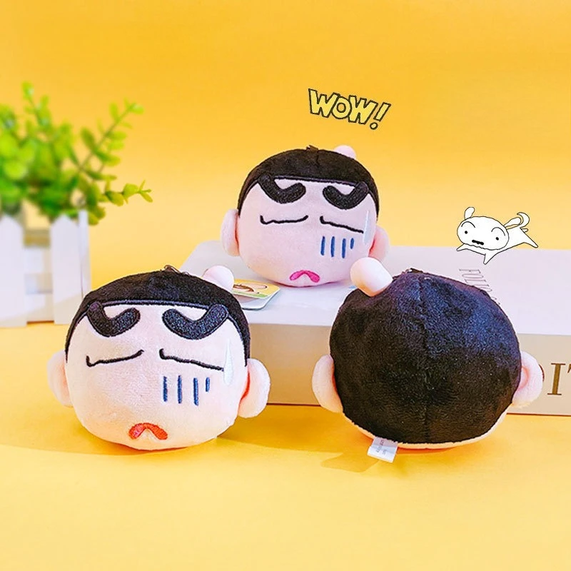 Breloczek z pluszową maskotką Shin-chan, zawieszka, opakowanie, biżuteria, miękkie i wygodne zabawki dla chłopców i dziewczynek, prezenty świąteczne.