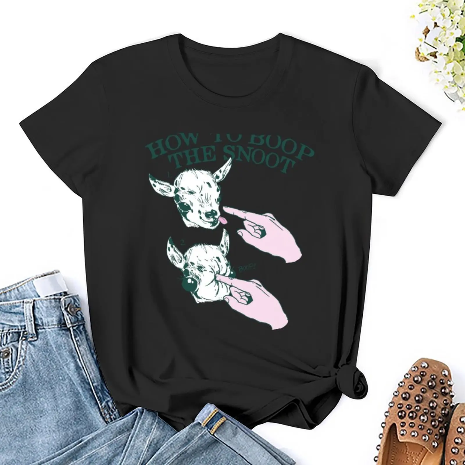How To Boop The Snoot T-Shirt tees shirts graphic tees cute clothes Woman clothes image 5