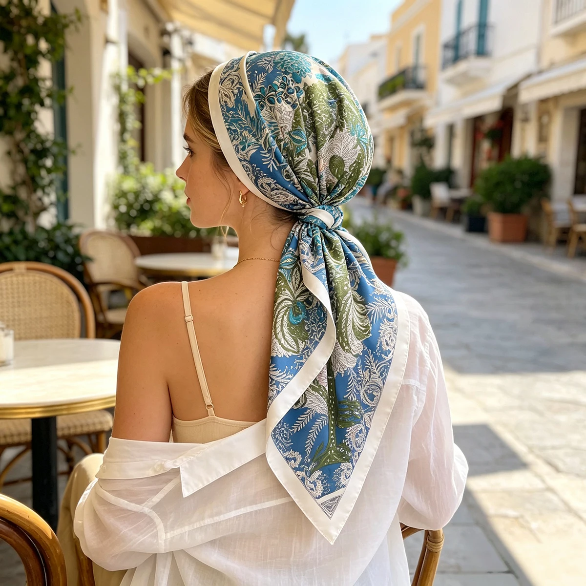 90*90cm Geprinte Vierkante Sja - Scarf Silk Square recensie en prijs